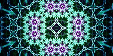 Kusursuz geniş desenler. Sanat dokusu simetriktir