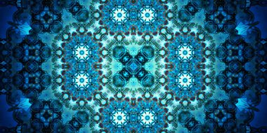 Kusursuz geniş desenler. Sanat dokusu simetriktir