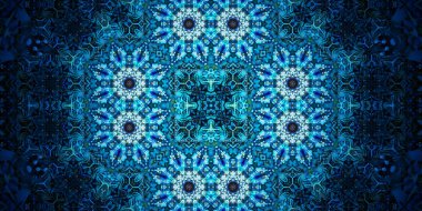 Kusursuz geniş desenler. Sanat dokusu simetriktir