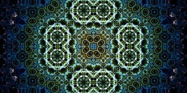 Kusursuz geniş desenler. Sanat dokusu simetriktir