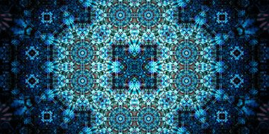 Kusursuz geniş desenler. Sanat dokusu simetriktir