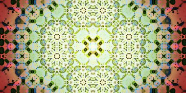 Kusursuz geniş desenler. Sanat dokusu simetriktir