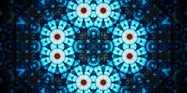 Kusursuz geniş desenler. Sanat dokusu simetriktir