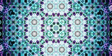 Kusursuz geniş desenler. Sanat dokusu simetriktir