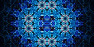 Kusursuz geniş desenler. Sanat dokusu simetriktir