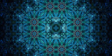 Kusursuz geniş desenler. Sanat dokusu simetriktir