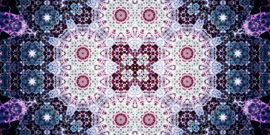 Kusursuz geniş desenler. Sanat dokusu simetriktir