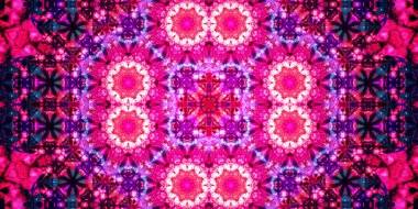 Kusursuz geniş desenler. Sanat dokusu simetriktir