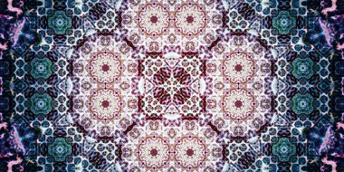 Kusursuz geniş desenler. Sanat dokusu simetriktir