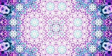 Kusursuz geniş desenler. Sanat dokusu simetriktir