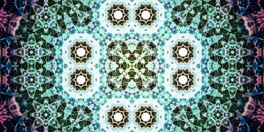 Kusursuz geniş desenler. Sanat dokusu simetriktir