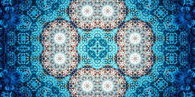 Kusursuz geniş desenler. Sanat dokusu simetriktir