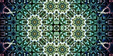 Kusursuz geniş desenler. Sanat dokusu simetriktir