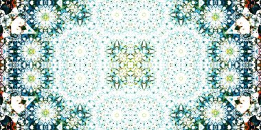 Kusursuz geniş desenler. Sanat dokusu simetriktir