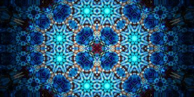 Kusursuz geniş desenler. Sanat dokusu simetriktir