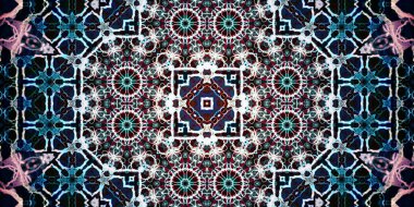 Kusursuz geniş desenler. Sanat dokusu simetriktir