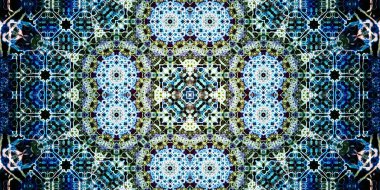 Kusursuz geniş desenler. Sanat dokusu simetriktir