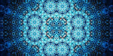 Kusursuz geniş desenler. Sanat dokusu simetriktir