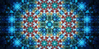 Kusursuz geniş desenler. Sanat dokusu simetriktir