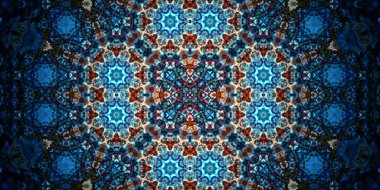 Kusursuz geniş desenler. Sanat dokusu simetriktir