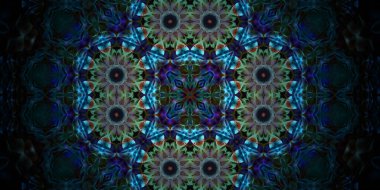 Kusursuz geniş desenler. Sanat dokusu simetriktir