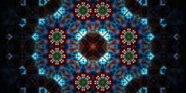 Kusursuz geniş desenler. Sanat dokusu simetriktir