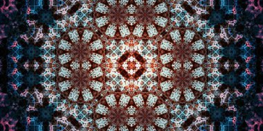 Kusursuz geniş desenler. Sanat dokusu simetriktir