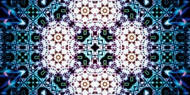 Kusursuz geniş desenler. Sanat dokusu simetriktir