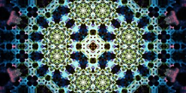 Kusursuz geniş desenler. Sanat dokusu simetriktir