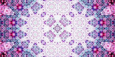 Kusursuz geniş desenler. Sanat dokusu simetriktir