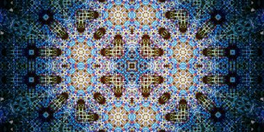 Kusursuz geniş desenler. Sanat dokusu simetriktir