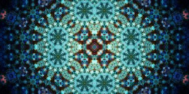 Kusursuz geniş desenler. Sanat dokusu simetriktir