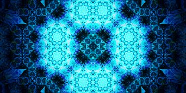 Kusursuz geniş desenler. Sanat dokusu simetriktir