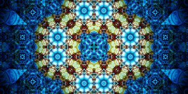 Kusursuz geniş desenler. Sanat dokusu simetriktir