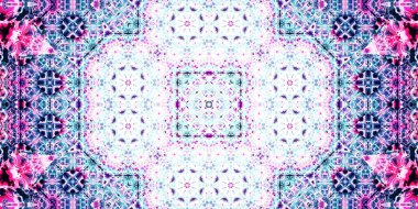 Kusursuz geniş desenler. Sanat dokusu simetriktir