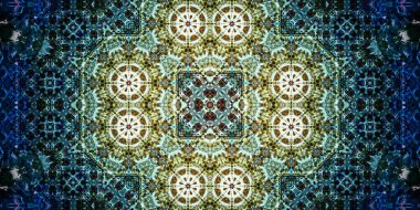 Kusursuz geniş desenler. Sanat dokusu simetriktir