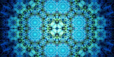 Kusursuz geniş desenler. Sanat dokusu simetriktir