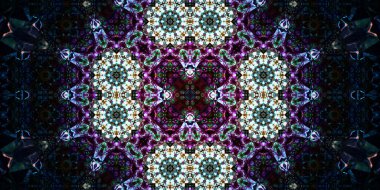 Kusursuz geniş desenler. Sanat dokusu simetriktir