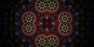 Kusursuz geniş desenler. Sanat dokusu simetriktir