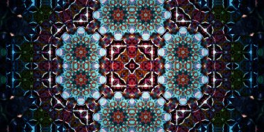 Kusursuz geniş desenler. Sanat dokusu simetriktir