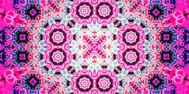 Kusursuz geniş desenler. Sanat dokusu simetriktir