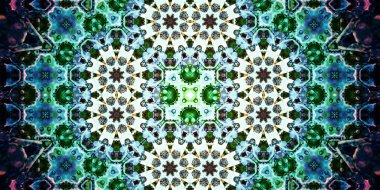 Kusursuz geniş desenler. Sanat dokusu simetriktir