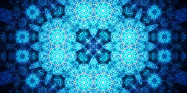 Kusursuz geniş desenler. Sanat dokusu simetriktir