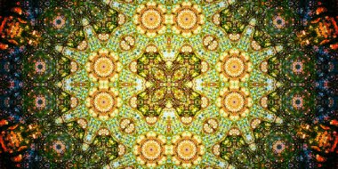 Kusursuz geniş desenler. Sanat dokusu simetriktir