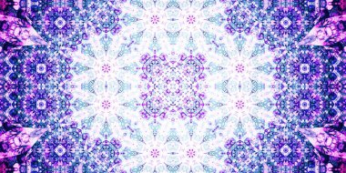 Kusursuz geniş desenler. Sanat dokusu simetriktir