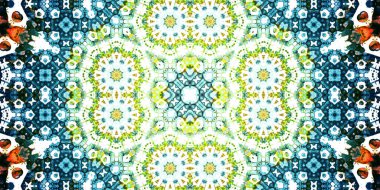 Kusursuz geniş desenler. Sanat dokusu simetriktir