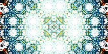 Kusursuz geniş desenler. Sanat dokusu simetriktir