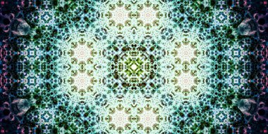 Kusursuz geniş desenler. Sanat dokusu simetriktir