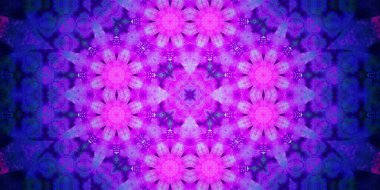 Kusursuz geniş desenler. Sanat dokusu simetriktir