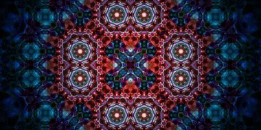 Kusursuz geniş desenler. Sanat dokusu simetriktir